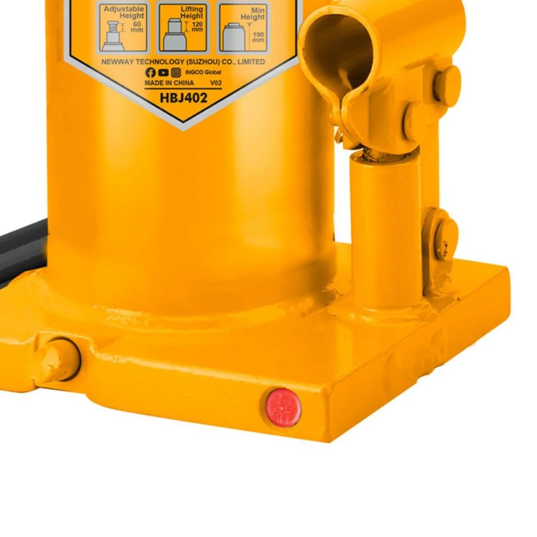 Cric bouteille Hydraulique 4 Tonnes INGCO