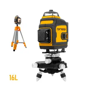 Niveau laser 3d à nivellement automatique à 16 lignes