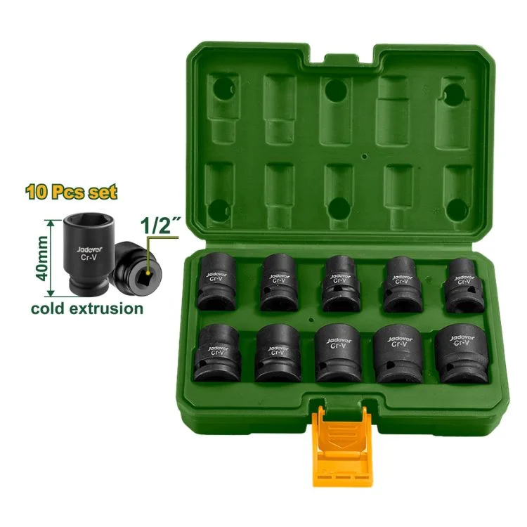 Jeu de 10 douilles à chocs 1/2" JDMS1D01