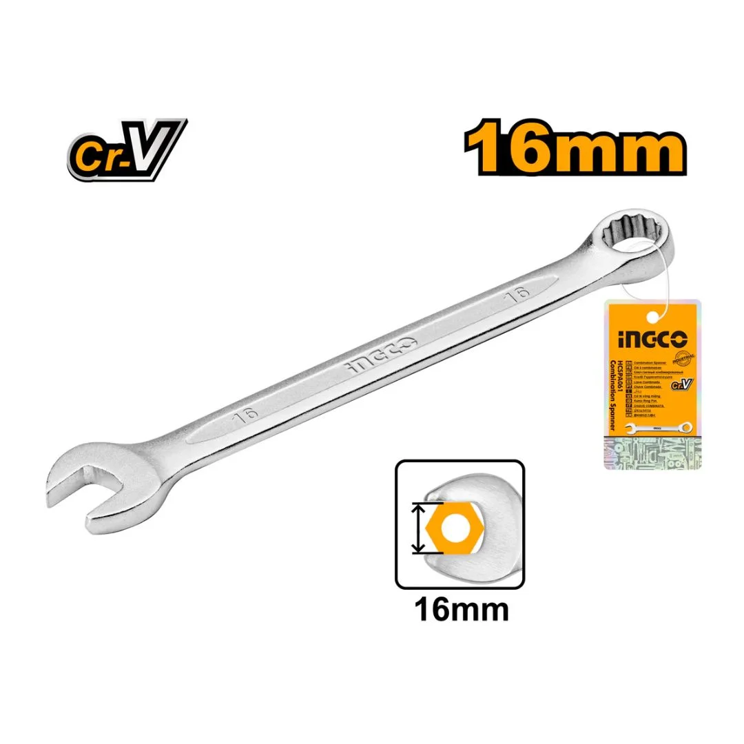 CLE MIXTE 16MM HCSPA161 INGCO
