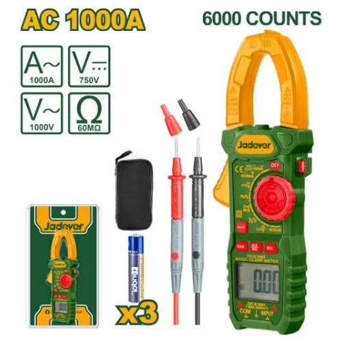 Pince ampèremétrique digital AC 1000A JDDM6508