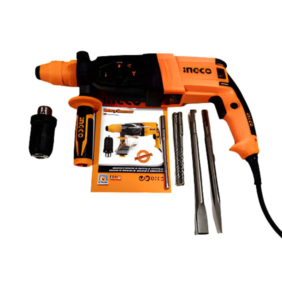 Marteau perforateur 28mm 950W+mandrin sans clé INGCO