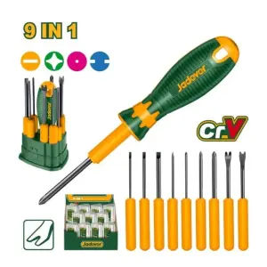 Jeu de 10 tournevis interchangeables JDSS1B10