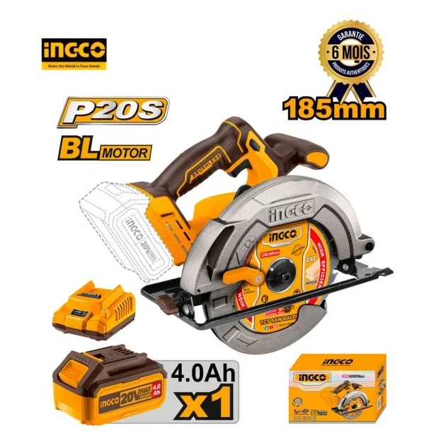 Scie circulaire sans fil 20V INGCO