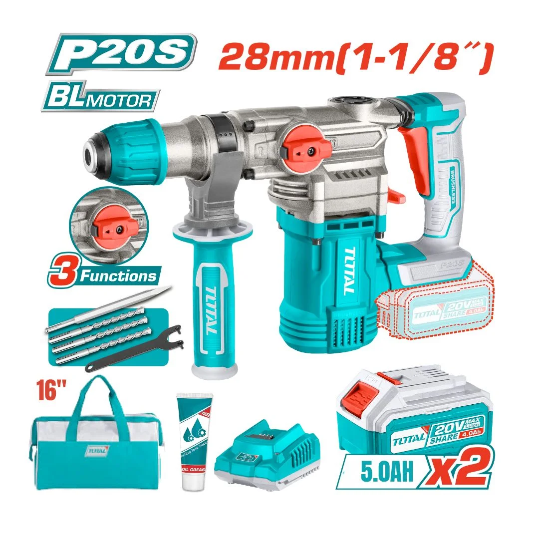 Marteau Perforateur 20v 28mm avec Sac 16"