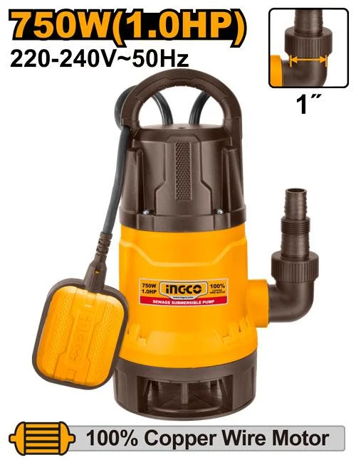 Pompe submersible 750W 1HP INGCO