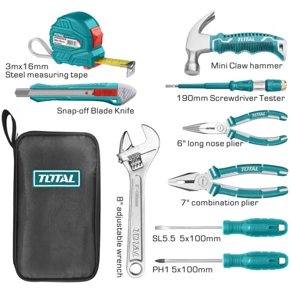 Ensemble d'outils à main 9 Pièces
