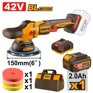 Polisseuse voiture sans fil 42V INGCO 1 BATT - APLI42151