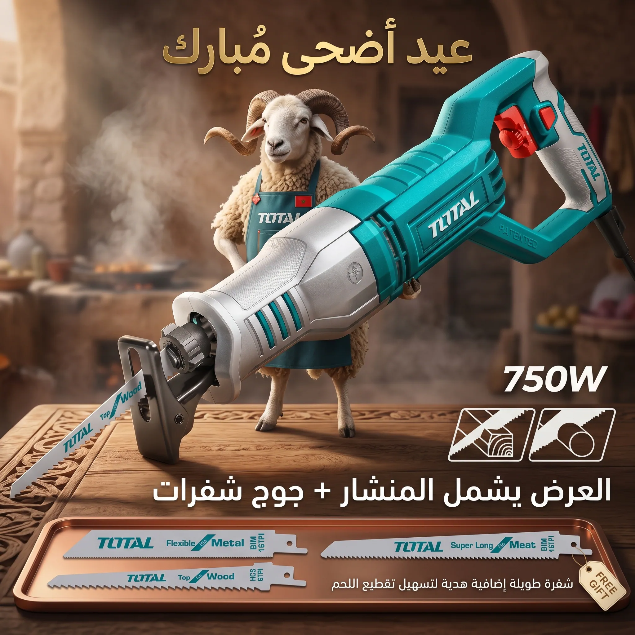 Scie sabre 750W