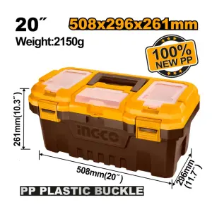 Boîte à outils en plastique pvc 20" PBX2001 INGCO