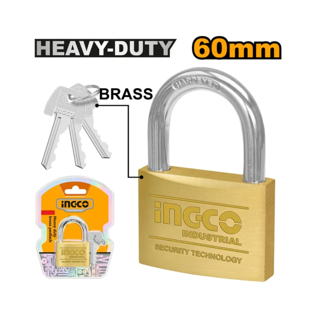 Cadenas de sécurité Heavy Duty 60mm INGCO